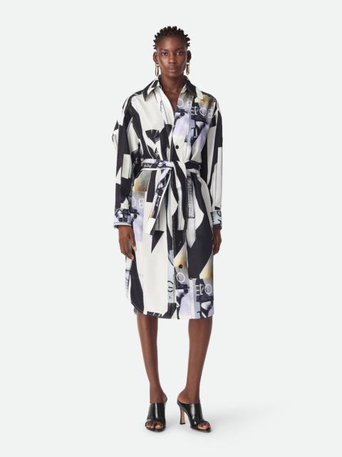 Bottega Veneta Silk Printed Dress | REVERSIBLE