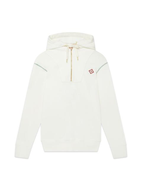 CASABLANCA Half Zip Hooded Sweatshirt