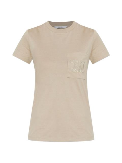 Max Mara pocket-embroidery T-shirt