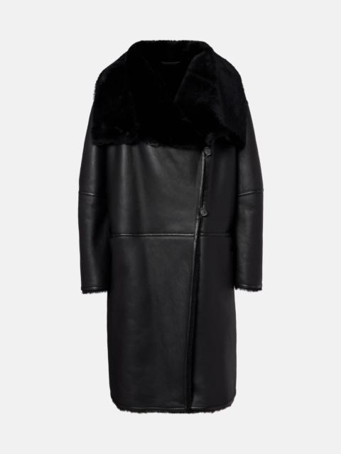 TOTEME Shearling-lined leather coat
