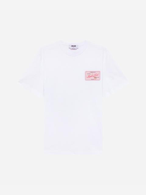 MSGM T-shirt with patch