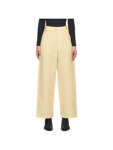 AURALEE Beige Weather Trousers