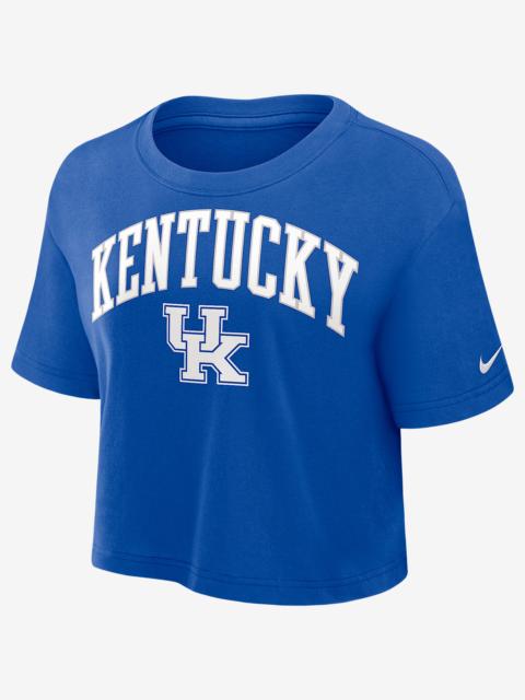 Nike Kentucky Athletic Prep Arch Women's Nike Dri-FIT College Cropped T-Shirt