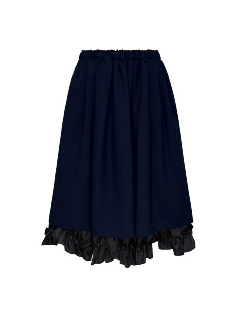Comme des Garçons GIRL Pleated Drawstring Midi Skirt