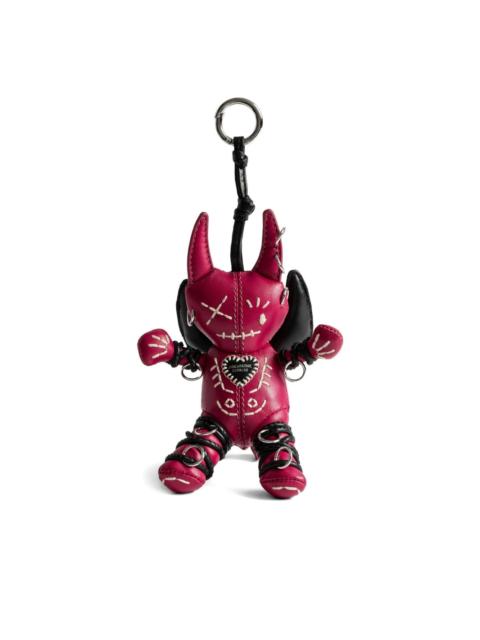 Zadig & Voltaire devil-wings leather keyring