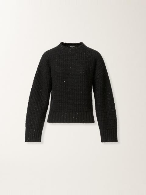 FABIANA FILIPPI Platinum sweater with sequins