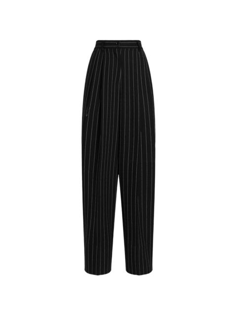 Dolce & Gabbana Dolce & Gabbana Pinstripe Virgin Wool Trousers