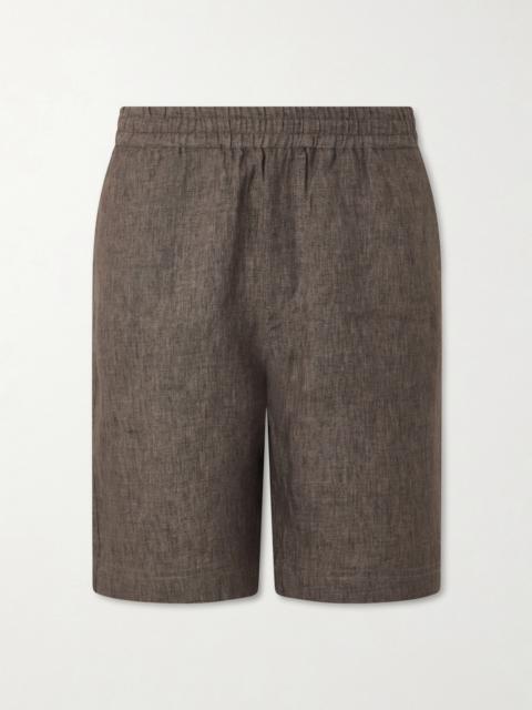 Sunspel Straight-Leg Linen Shorts