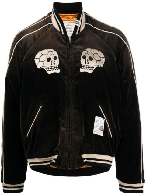 Maison MIHARAYASUHIRO Souvenir velvet bomber jacket