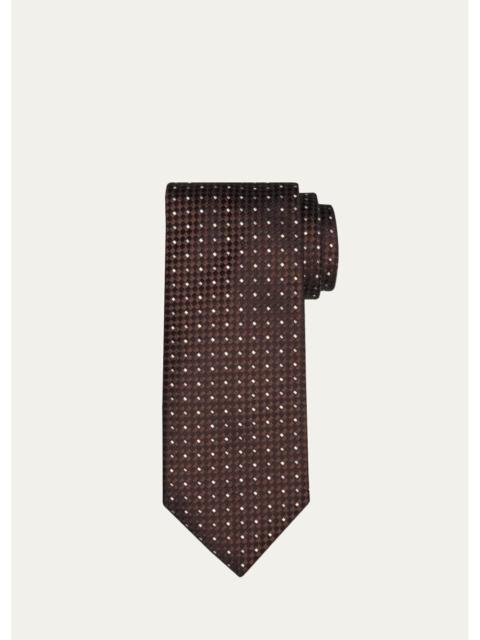 TOM FORD Men's Micro-Jacquard Silk Tie