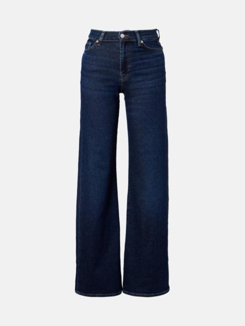 7 For All Mankind Lotta high-rise wide-leg jeans