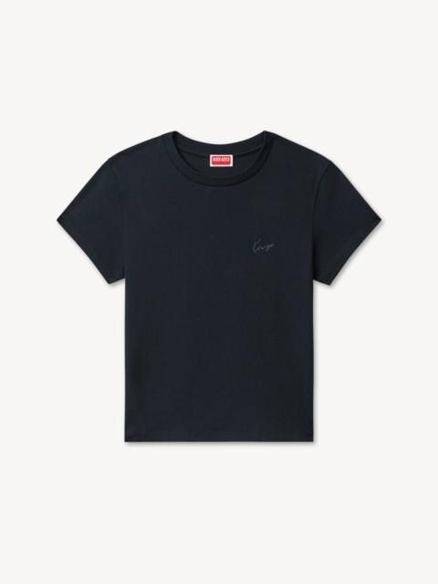 KENZO 'KENZO Signature' embroidered T-shirt in cotton