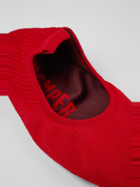 CAMPER Right Niko Uppers Red and burgundy uppers (x2) for your right and left shoes.