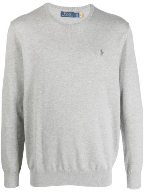 Polo Ralph Lauren logo-embroidered cotton-cashmere jumper