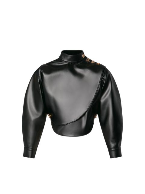Louis Vuitton Faux Leather Circle Top