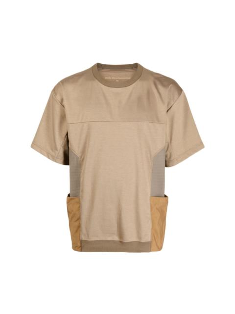 side-pockets crew-neck T-shirt