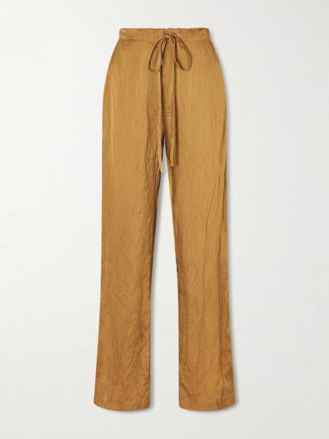 KHAITE Rohen Crinkled-voile Pants