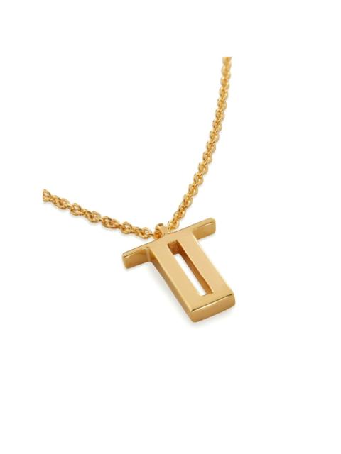 MONICA VINADER alphabet T-pendant necklace