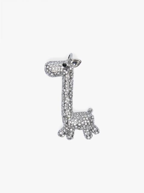 Max Mara GERARDA Metal and glass brooch