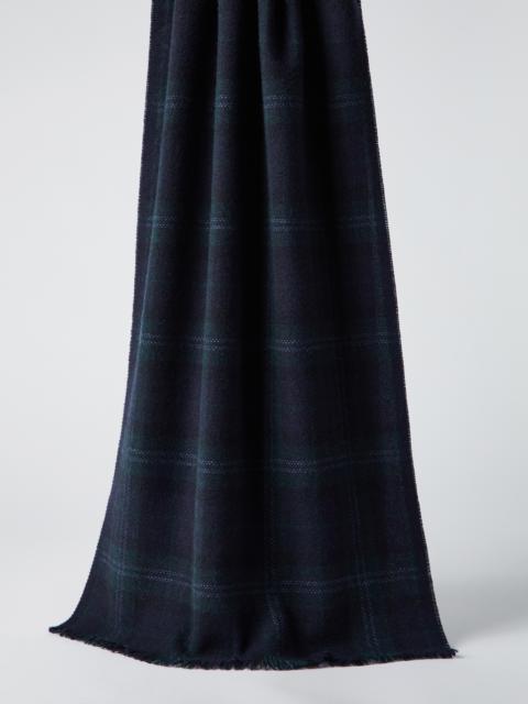 Brunello Cucinelli Tartan cashmere scarf