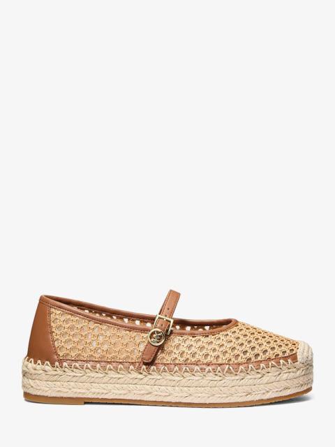 MICHAEL KORS Belina Signature Logo Platform Espadrille