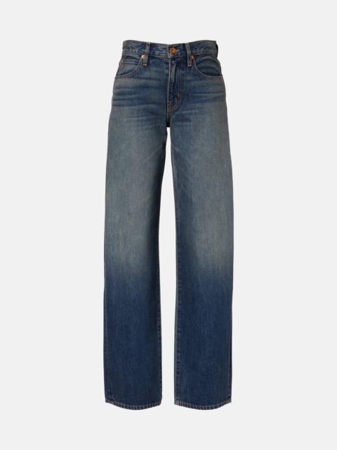 SLVRLAKE Tess faded wide-leg jeans