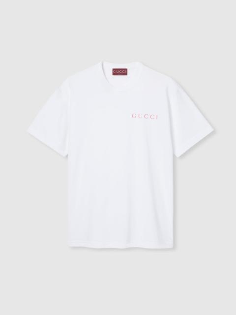 GUCCI Printed cotton jersey T-shirt