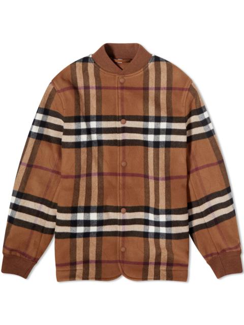 Burberry Burberry Belsize Check Bomber Jacket