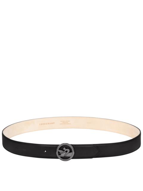 Longchamp Box-Trot Men's belt Black - Leather