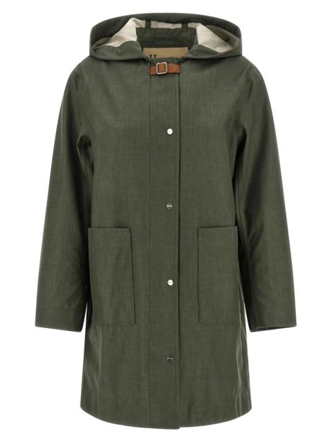 Herno Linen raincoat