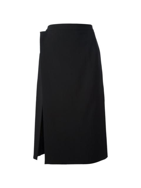 asymmetrical wrap skirt