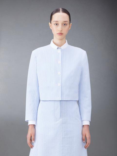 Thom Browne seersucker cropped jacket