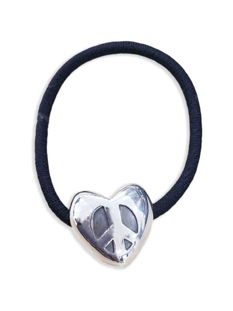 Readymade heart-shaped hair tie