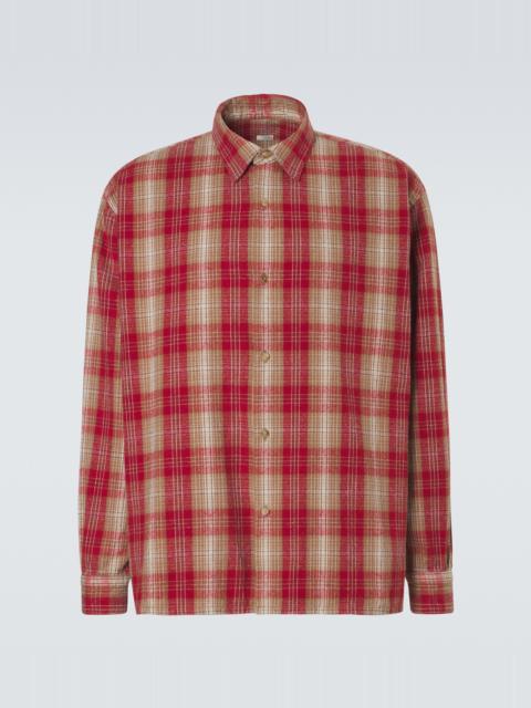 A.PRESSE Vintage cotton and silk twill shirt