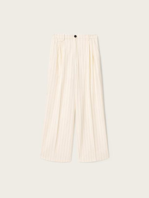 ALLSAINTS OLGA WIDE LEG PLEATED PANTS