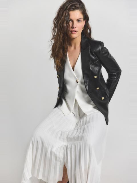 DEREK LAM 10 CROSBY LAUREN MIXED MEDIA DRESS