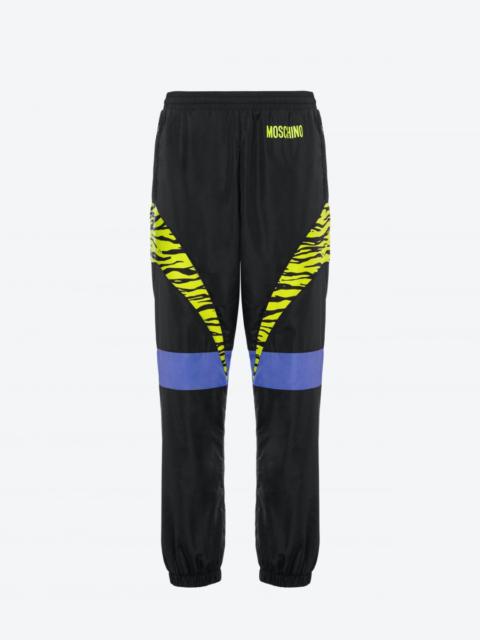 Moschino TIGER DETAILS NYLON JOGGING