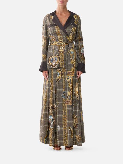 CAMILLA PAJAMA SUIT JACKET ANIMALS IN THE PALACE