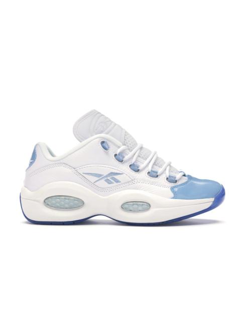 Reebok Reebok Question Low Patent Toe Carolina Blue