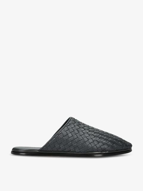 Bottega Veneta Weave Intrecciato leather mules