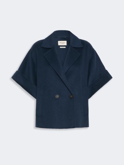 WEEKEND Max Mara NEO Short wool broadcloth coat - NAVY
