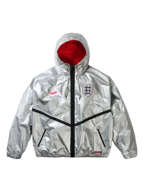 Nike Nike x Palace x England Dri-Fit Academy Anthem Jacket 'Pewter Grey Bright Crimson Black' IH1610-052