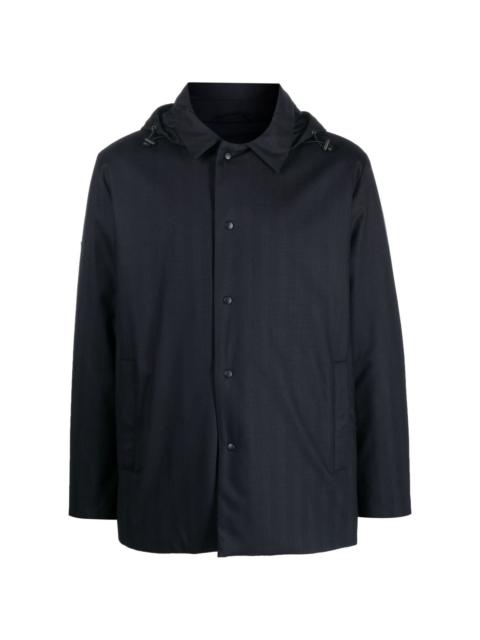 Aspesi hooded buttoned jacket
