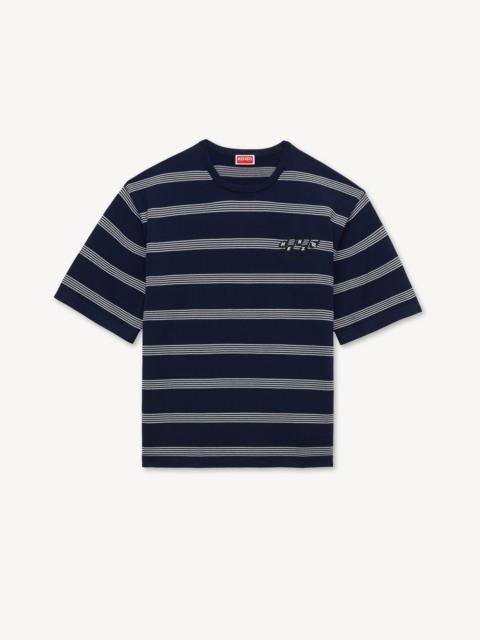 KENZO 'KENZO Sounds' embroidered mariniere T-shirt in light cotton