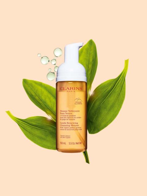 CLARINS Gentle Renewing Cleansing Mousse - Lightweight Facial Mousse Cleanser