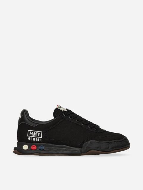 Herbie OG Sole Over-Dyed Canvas Low Sneakers Black