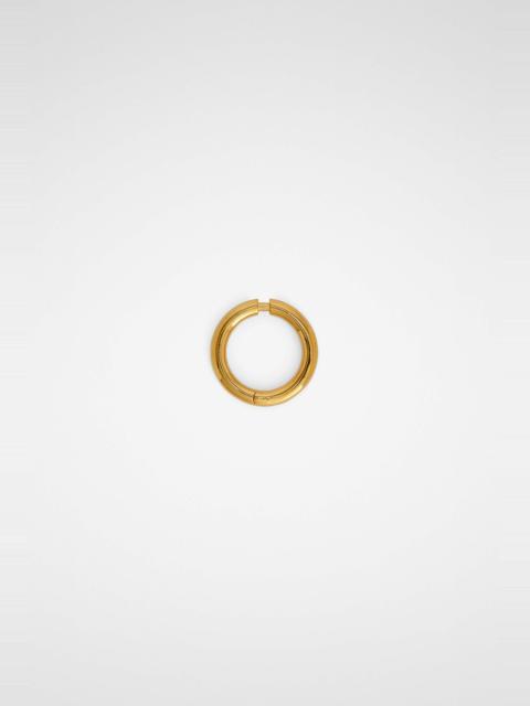 Jil Sander Cannolo Hoop Large