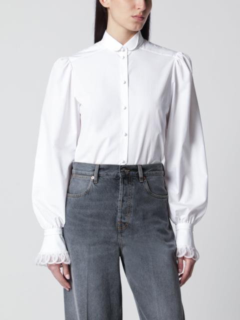 Valentino White cotton poplin shirt