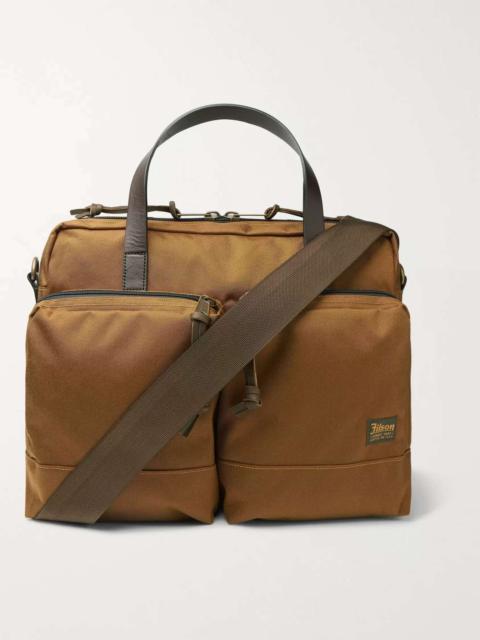 FILSON Dryden Leather-Trimmed Nylon Briefcase