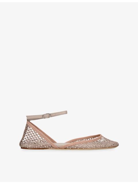 CHRISTOPHER ESBER Minette Mesh Ballet Flats